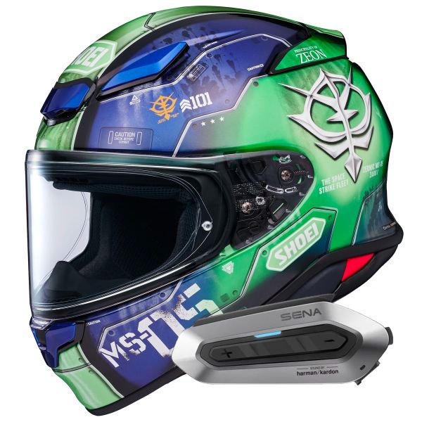 Casque Integral Shoei NXR2 H-Mobility Zaku I TC11 + Intercom Sena SRL-EXT Harman Kardon