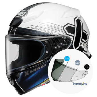 Casque Integral Shoei NXR2 Ideograph TC-6 + Ecran Photochromique