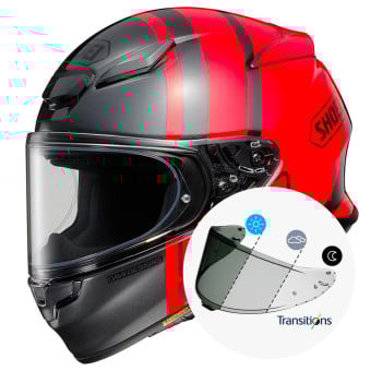 Casque Integral Shoei NXR2 MM93 Collection Track TC1 + Ecran Photochromique