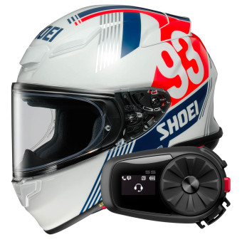 Casque Integral Shoei NXR2 MM93 Retro TC10 + Kit Bluetooth 5S