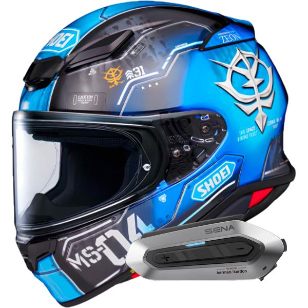 Casque Integral Shoei NXR2 MS-04 Ramba Ral's Bugu TC2 + Intercom Sena SRL-EXT Harman Kardon