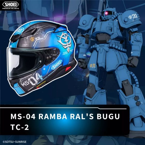Shoei NXR2 MS-04 Ramba Ral's Bugu TC2