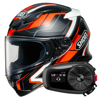 Casque Integral Shoei NXR2 Prologue TC8 + Kit Bluetooth 5S