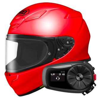 Casque Integral Shoei NXR2 Shine Red + Kit Bluetooth 5S Casque Integral Shoei NXR2 Shine Red + Kit Bluetooth 5S