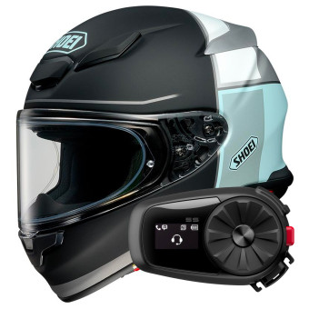 Casque Integral Shoei NXR2 Yonder TC-2 + Kit Bluetooth 5S