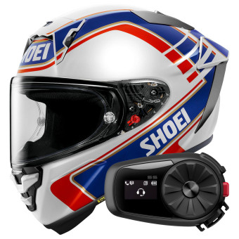 Casque Integral Shoei X-SPR Pro Gardner TC-2 + Kit Bluetooth 5S Solo