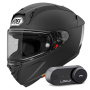 Casque Integral Shoei X-SPR Pro Matt Black + Kit Bluetooth Lokui K30