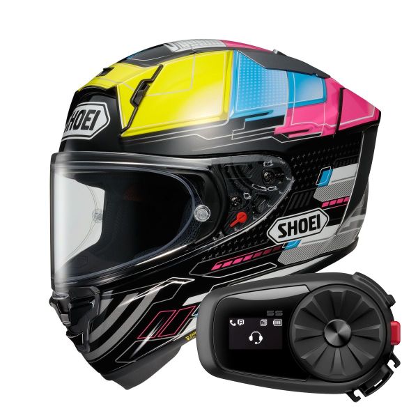Casque Integral Shoei X-SPR Pro Proxy TC-11 + Kit Bluetooth 5S Solo
