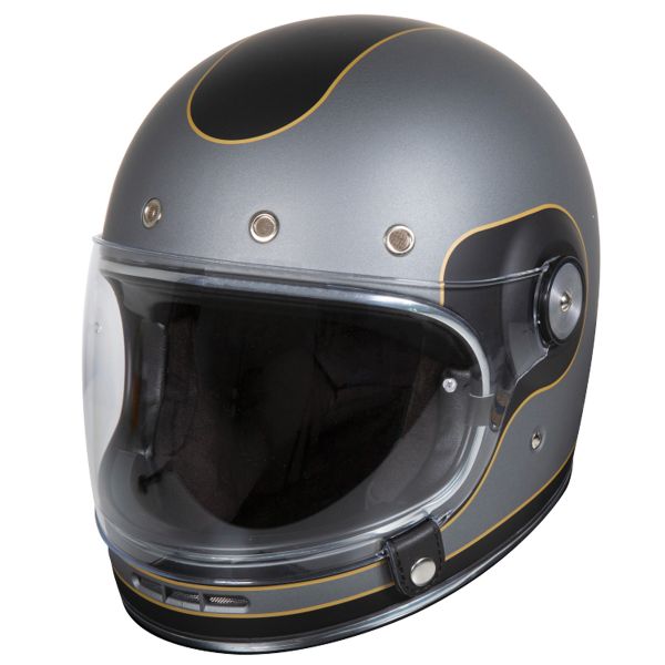 Casque Integral Stormer Glory Advance Grey Black Matt