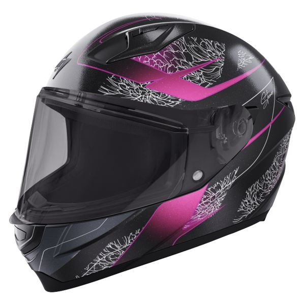 Casque Integral Stormer Strike Blossom Purple Pink Pearly
