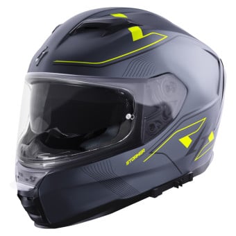 Casque Integral Stormer ZS 1001 Taken Grey Neon Yellow Matt