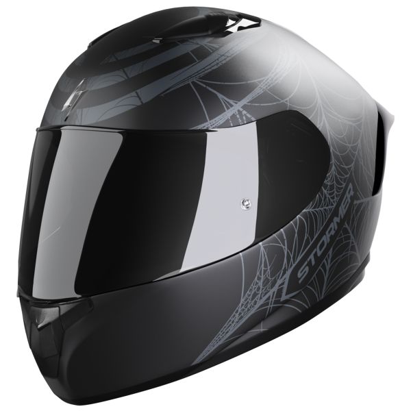 Casque Integral Stormer ZS-601 Redback Black Grey Matt