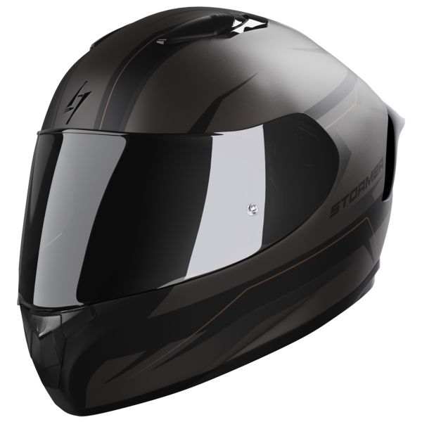 Casque Integral Stormer ZS-601 Star Black Bronze Matt