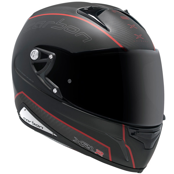 Casque Integral Nexx XR1R Carbon Rouge Noir