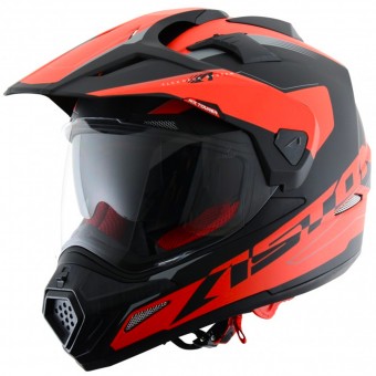 Casque Integral Astone Cross Tourer Adventure Matt Black Red Casque Integral Astone Cross Tourer Adventure Matt Black Red