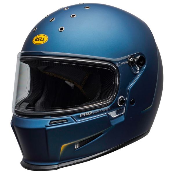 Casque Integral Bell Eliminator Vanish Matte Blue Yellow