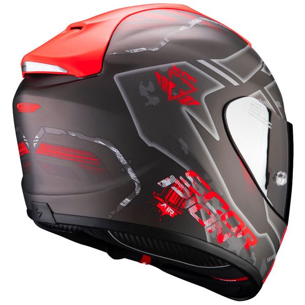 Scorpion Exo 1400 Air Spatium Matt Silver Red