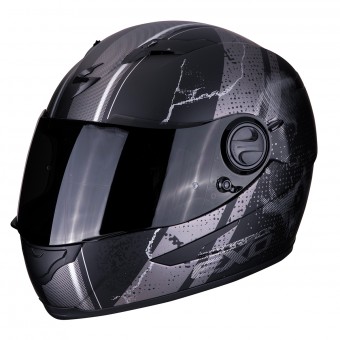 Casque Integral Scorpion Exo 490 Dar Noir Mat Argent Casque Integral Scorpion Exo 490 Dar Noir Mat Argent