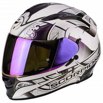 Casque Integral Scorpion Exo 510 Air Arabesc Chameleon White Casque Integral Scorpion Exo 510 Air Arabesc Chameleon White