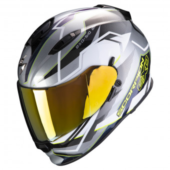 Casque Integral Scorpion Exo 510 Air Balt Silver White Neon Yellow Casque Integral Scorpion Exo 510 Air Balt Silver White Neon Yellow