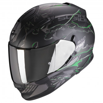 Casque Integral Scorpion Exo 510 Air Likid Noir Mat Vert Casque Integral Scorpion Exo 510 Air Likid Noir Mat Vert