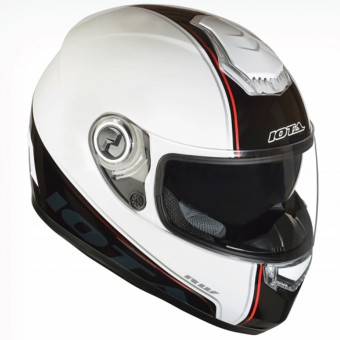 Casque Integral IOTA FP09 White Red Casque Integral IOTA FP09 White Red