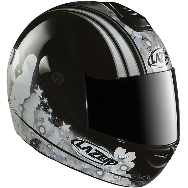 Casque Integral Lazer LZ6 Diva Noir Gris