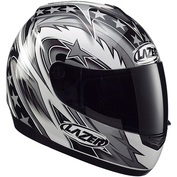 Casque Integral Lazer Vertigo Flash Blanc / Gris