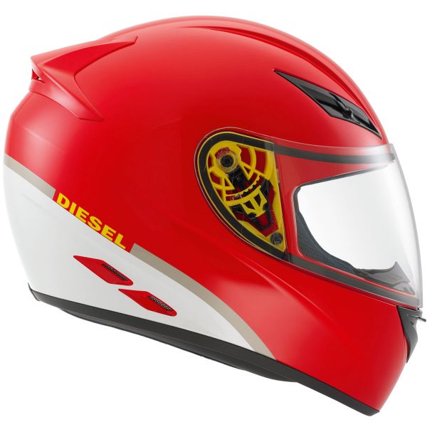 Casque Integral Diesel Full-Jack Rouge Blanc