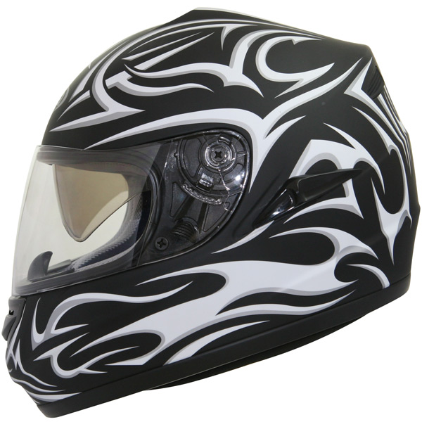 Casque Gpa X7 Ds Assymétric Noir Mat Blanc En Stock Icasquecom