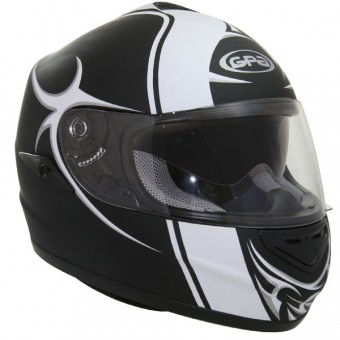 Casque Integral GPA X7 DS Assymtric Noir Mat Blanc
