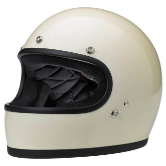 Casque Integral Biltwell Gringo Vintage White Casque Integral Biltwell Gringo Vintage White