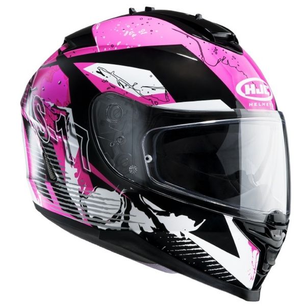 Casque Integral HJC IS17 Pink Rocket MC8