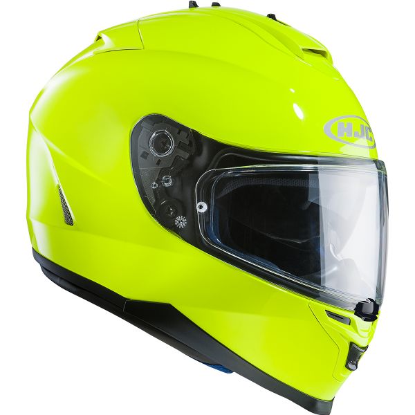 Casque Integral HJC IS17 Vert Fluo + Kit Bluetooth Sena SMH5 Solo