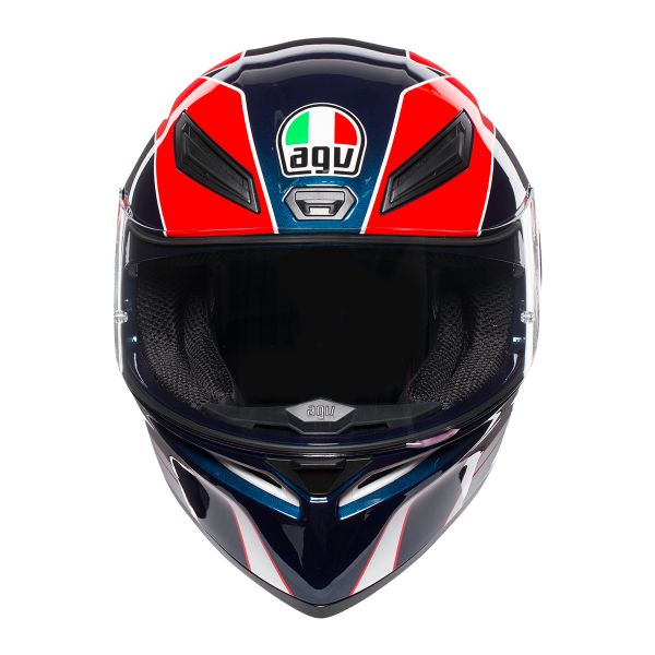 Casque AGV K1 Pitlane Bleu Rouge Jaune Au Meilleur Prix