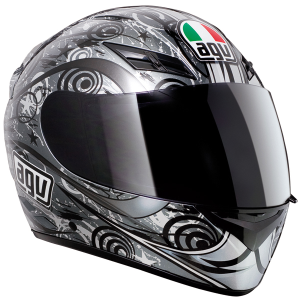 Casque Integral AGV K3 Asymmetry Gunmetal Silver