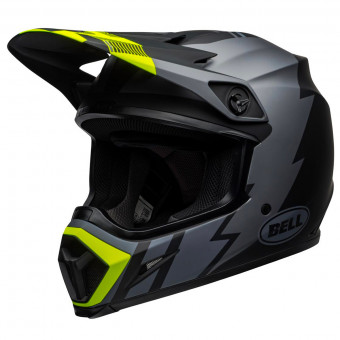 Casque Cross Bell MX-9 Mips Strike Matt Grey Black Hi-Viz Casque Cross Bell MX-9 Mips Strike Matt Grey Black Hi-Viz