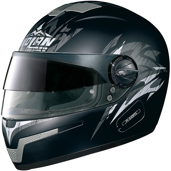 Casque Integral Nolan N84 Target NCom Flat Black N� 34