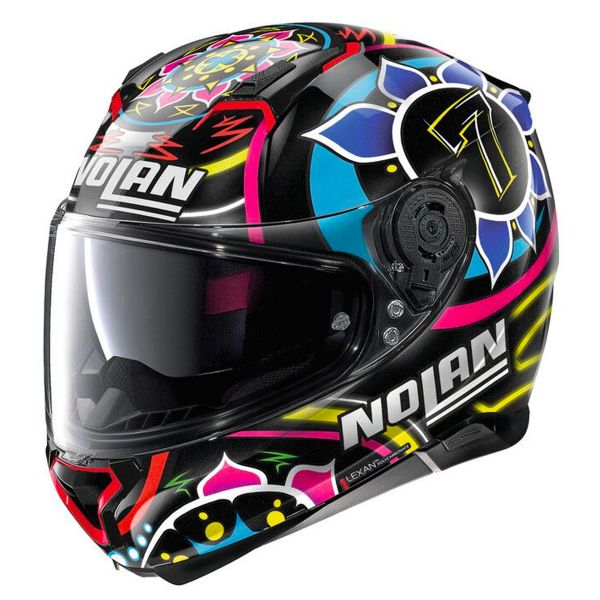 Casque Integral Nolan N87 Gemini Replica N-Com C. Davies 96