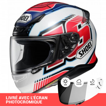 Casque Integral Shoei NXR Cluzel TC1 + Ecran Photocromique Casque Integral Shoei NXR Cluzel TC1 + Ecran Photocromique