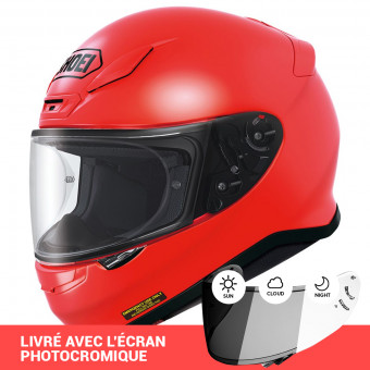 Casque Integral Shoei NXR Shine Red + Ecran Photocromique Casque Integral Shoei NXR Shine Red + Ecran Photocromique