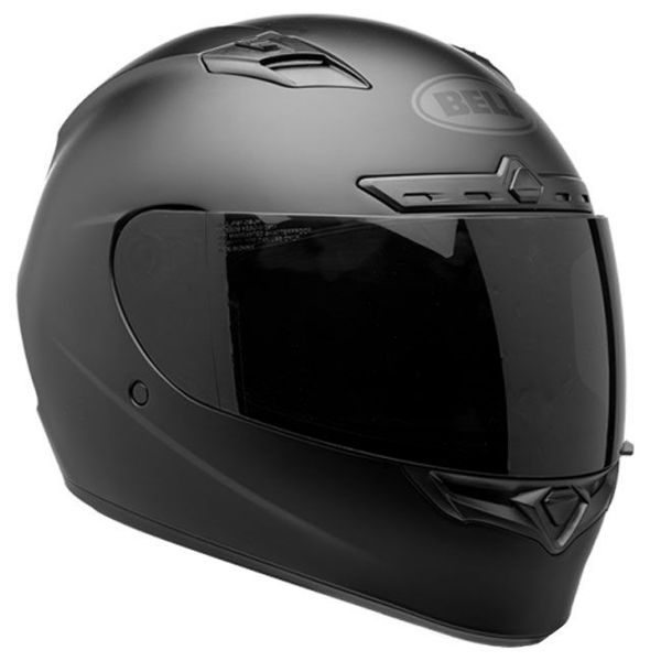 Matte black motorbike helmet discount