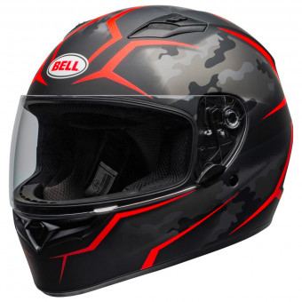 Casque Integral Bell Qualifier Stealth Camo Matte Black Red