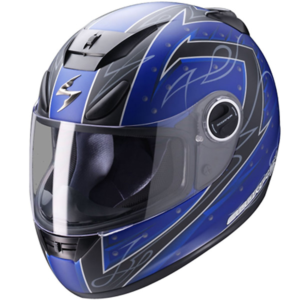 Casque Integral Scorpion EXO 700 Rivet Bleu