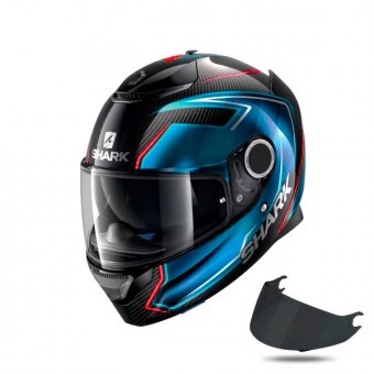 Casque Integral Shark Spartan Carbon Guintoli DUB + Ecran Fume Fonce Casque Integral Shark Spartan Carbon Guintoli DUB + Ecran Fume Fonce