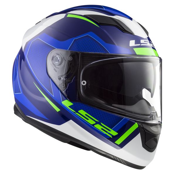 Casque Ls2 Stream Evo Axis Blue White Ff320 Cherche Propriétaire