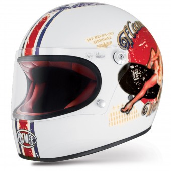 Casque Integral Premier Trophy Pinup 8BM Mat Casque Integral Premier Trophy Pinup 8BM Mat