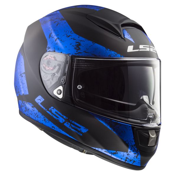 Casque Integral LS2 Vector Sign Matt Black Blue FF397