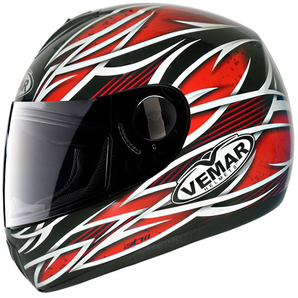 Casque Integral Vemar Medon Arrow Rouge F729