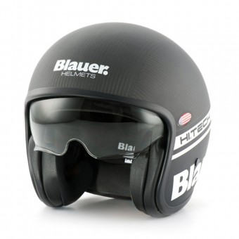 Casque Jet Blauer Pilot 1.1 Carbone Mat